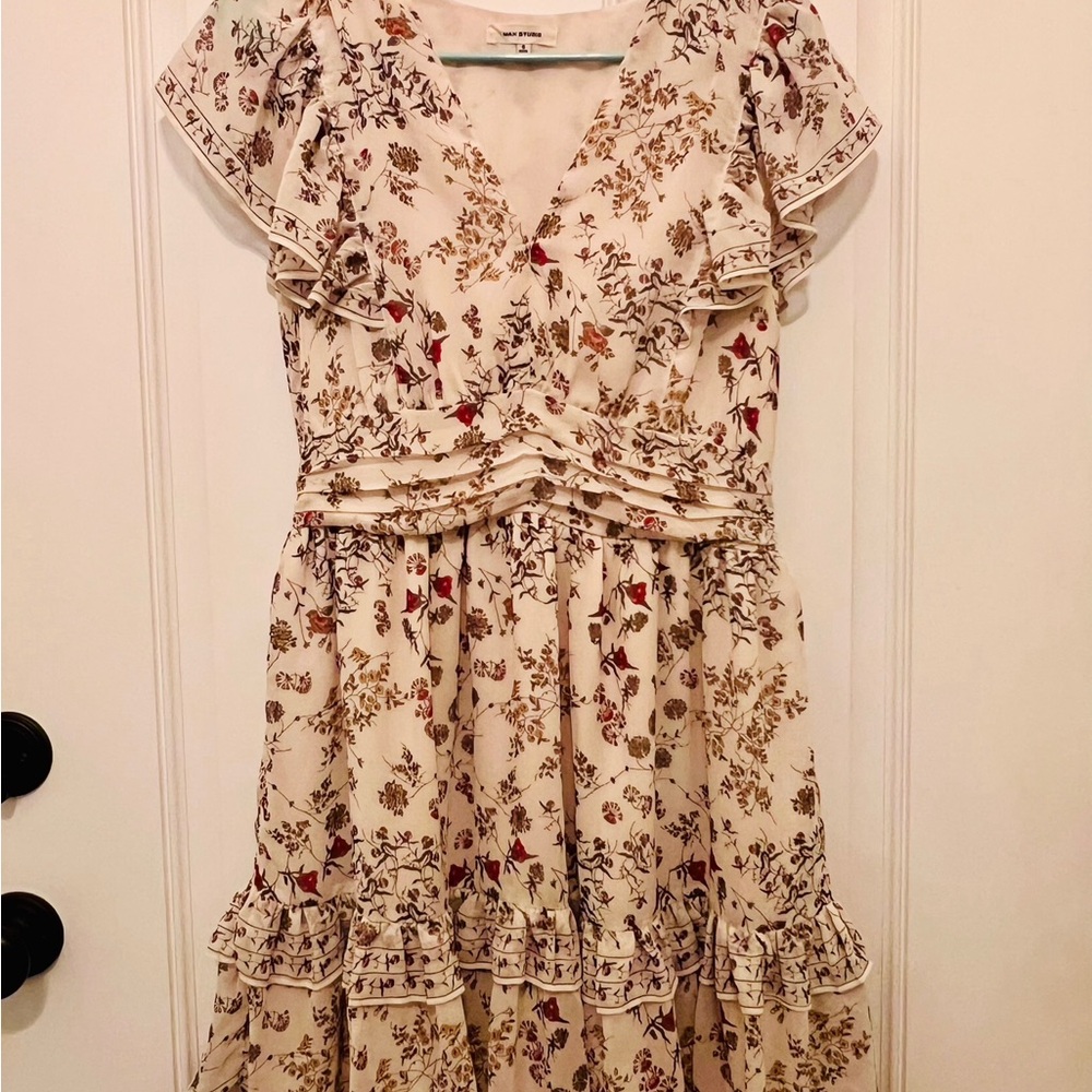 Floral Cream Dress
